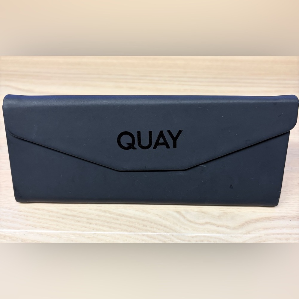 Quay Australia Black Sunglasses Case